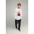 Sweatshirt men's OVERSIZE /no flis/