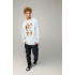 Sweatshirt men's OVERSIZE /no flis/