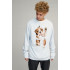 Sweatshirt men's OVERSIZE /no flis/