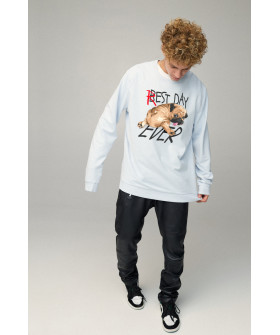 Свитшот мужской OVERSIZE /no flis/