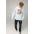 Sweatshirt men's OVERSIZE /no flis/