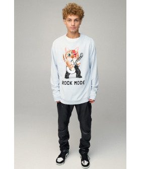 Sweatshirt men's OVERSIZE /no flis/