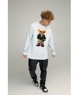 Sweatshirt men's OVERSIZE /no flis/