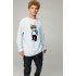 Sweatshirt men's OVERSIZE /no flis/