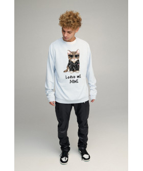 Світшот чоловічий OVERSIZE /no flis/