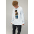 Sweatshirt men's OVERSIZE /no flis/