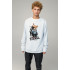 Sweatshirt men's OVERSIZE /no flis/