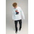 Sweatshirt men's OVERSIZE /no flis/