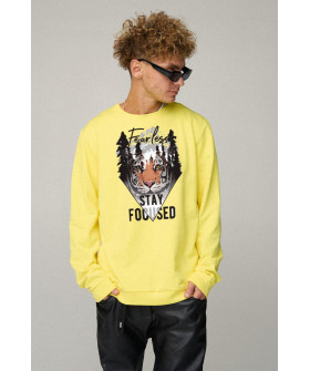 Sweatshirt men's OVERSIZE /no flis/