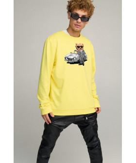 Sweatshirt men's OVERSIZE /no flis/