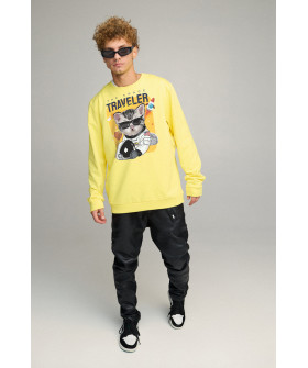 Свитшот мужской OVERSIZE /no flis/