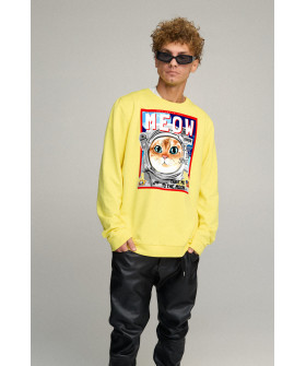 Sweatshirt men's OVERSIZE /no flis/