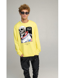 Sweatshirt men's OVERSIZE /no flis/