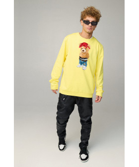 Sweatshirt men's OVERSIZE /no flis/