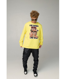 Sweatshirt men's OVERSIZE /no flis/