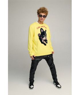 Свитшот мужской OVERSIZE /no flis/