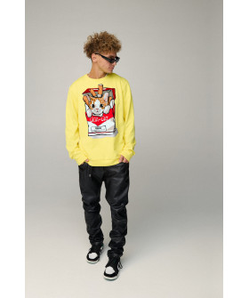 Світшот чоловічий OVERSIZE /no flis/