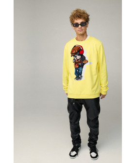 Світшот чоловічий OVERSIZE /no flis/