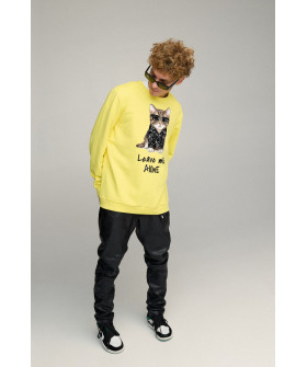 Sweatshirt men's OVERSIZE /no flis/