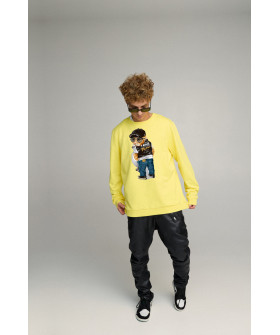 Sweatshirt men's OVERSIZE /no flis/