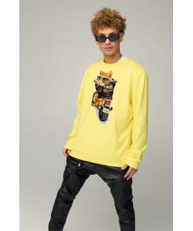 Sweatshirt men's OVERSIZE /no flis/