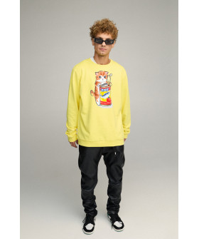 Світшот чоловічий OVERSIZE /no flis/