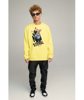 Sweatshirt men's OVERSIZE /no flis/
