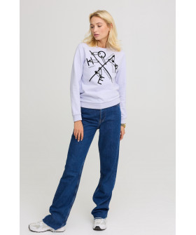 Women's sweatshirt basic /no flis/ 