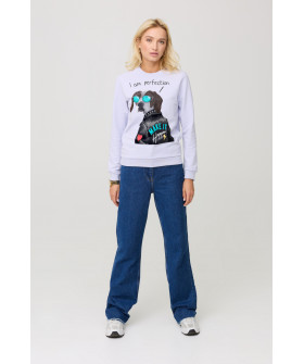 Women's sweatshirt basic /no flis/ 