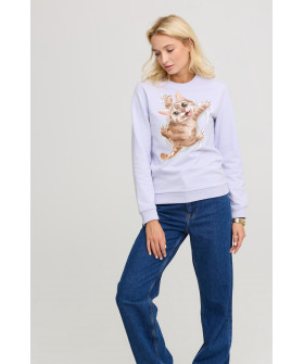 Women's sweatshirt basic /no flis/ 