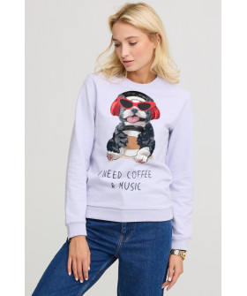 Women's sweatshirt basic /no flis/ 