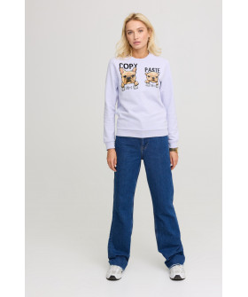 Women's sweatshirt basic /no flis/ 