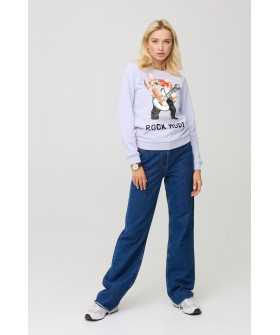 Women's sweatshirt basic /no flis/ 