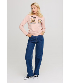 Women's sweatshirt basic /no flis/ 