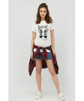 Футболка Boyfriend / дышащий принт /