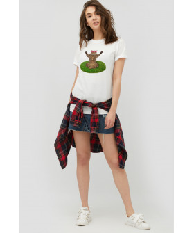 Футболка Boyfriend / дышащий принт /