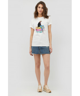 Футболка Boyfriend / дышащий принт /