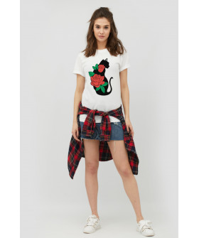 Футболка Boyfriend / дышащий принт /