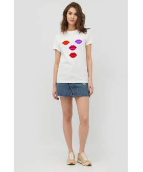 Boyfriend T-shirt / breathable print /