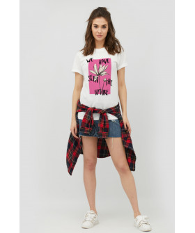 Футболка Boyfriend / дышащий принт /