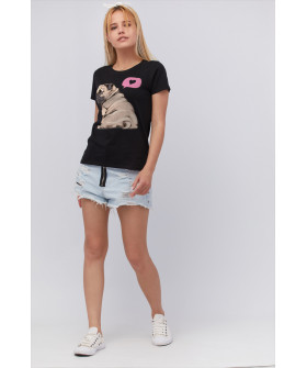 Футболка Basic / дихаючий принт /