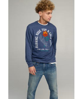 Men's sweatshirt BASIC /no flis/