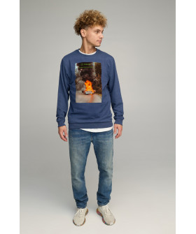 Світшот чоловічий BASIC /no flis/