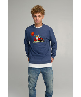 Men's sweatshirt BASIC /no flis/