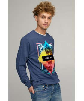 Men's sweatshirt BASIC /no flis/