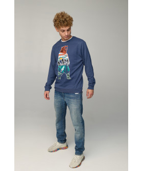 Світшот чоловічий BASIC /no flis/