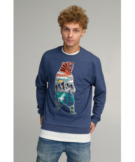 Men's sweatshirt BASIC /no flis/