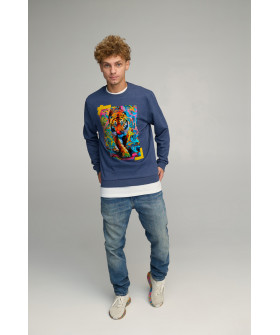 Світшот чоловічий BASIC /no flis/