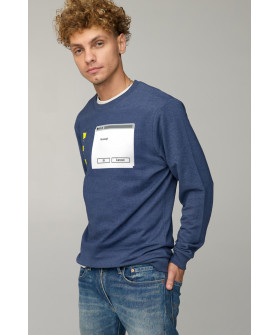 Men's sweatshirt BASIC /no flis/