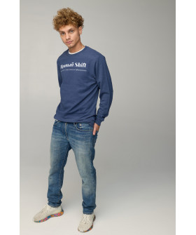 Світшот чоловічий BASIC /no flis/